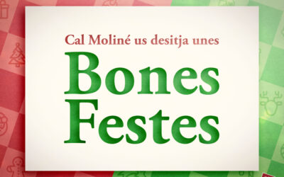 Cal Moliné us desitja unes Bones Festes